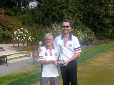 Club Honours 2021 - Function Fayre Pairs Winners (Argyll BC) – Lloyd Hemming and Jim Flexman - Knyveton Gardens Bowling Club