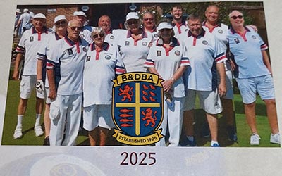Club Honours 2025 - Knyveton Garden - Bournemouth Saturday Premier League Section 4 Champions 2025 - Knyveton Gardens Bowling Club