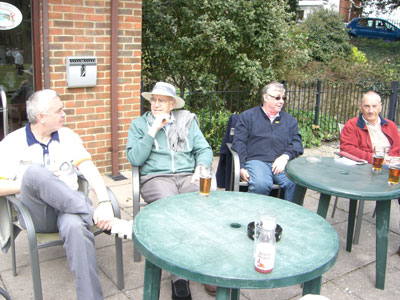 Waiting for the Green to open - Knyveton Gardens Bowls Club